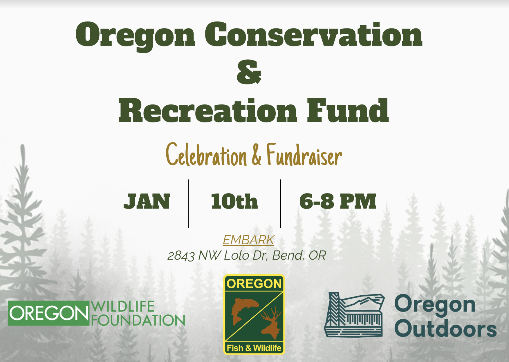 Oregon Conservation and Recreation Fund – Celebration & Fundraiser